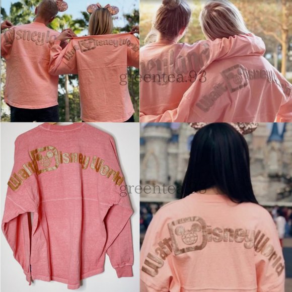 Disney Sweaters - NEW 2021 Walt Disney World Briar Rose Gold Glitter Spirit Jersey Size XL